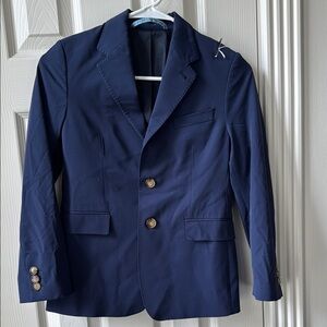 VINEYARD VINES~Size 10~Navy Performance Blazer w/Tan Buttons